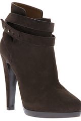 Giorgio Armani Strap Ankle Boot