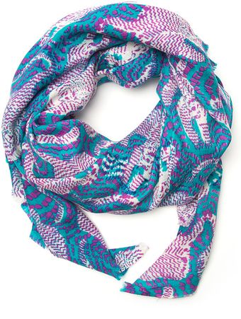 Kelly Wearstler Tiger Print Scarf - Lyst