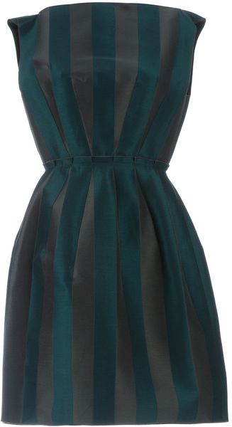 Lanvin Stripe Dress - Lyst