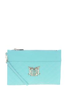 Love Moschino Leather Quilted Clutch Bag - Lyst