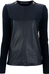 Proenza Schouler Leather Panel Top