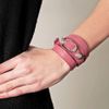 Balenciaga Studded Leather Bracelet in Pink (rose) - Lyst