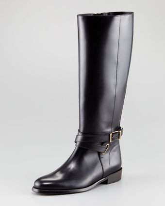 Burberry Tall Leather Boot - Lyst