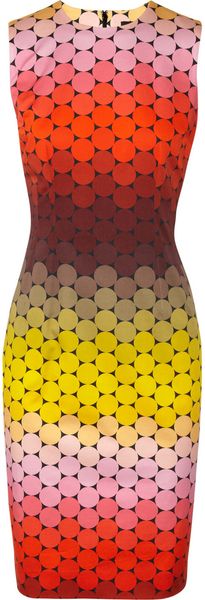 Jonathan Saunders Aude Polkadot Stretch Cotton Twill Dress - Lyst