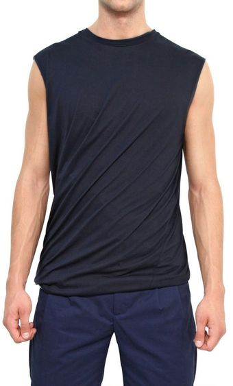 Kai Aakmann Cotton Blend Layered Jersey Tank Top - Lyst