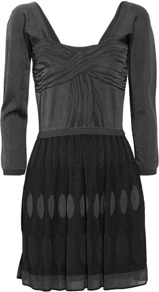 M Missoni Etched Woven Dress - Lyst