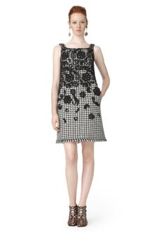 Oscar de la Renta Sleeveless Shift Dress - Lyst