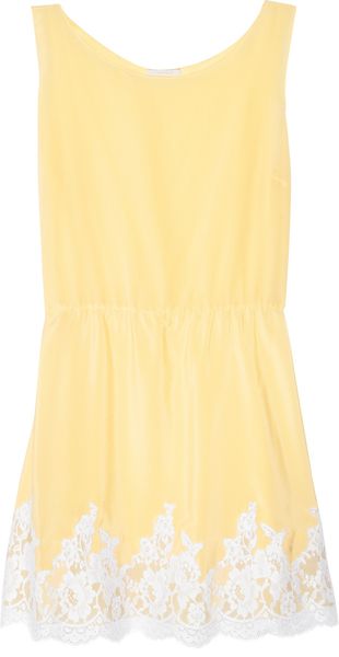 Rosamosario Me and Marilyn Silkcrepe Chemise - Lyst