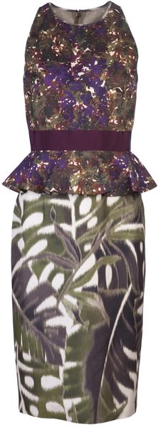 Giambattista Valli Sleeveless Print Dress - Lyst
