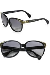  Studded Catseye Acetate Sunglasses