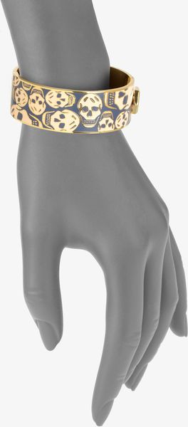 Alexander McQueen Skull Bracelet - Lyst