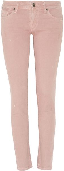 Citizens Of Humanity Racer Low-rise Stretch-twill Skinny Jeans - Lyst
