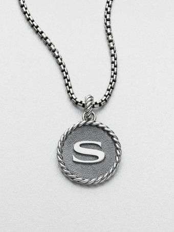 David Yurman Sterling Silver Initial Charms - Lyst