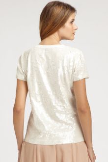 Elizabeth And James Sequin Tomboy Tee - Lyst