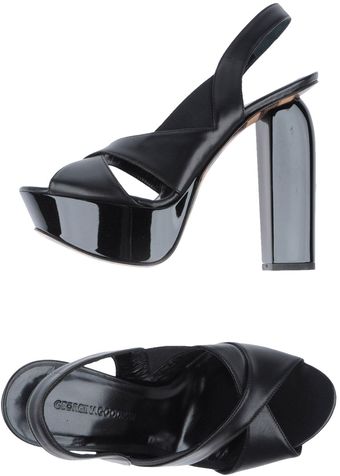 Georgina Goodman Platform Sandals - Lyst
