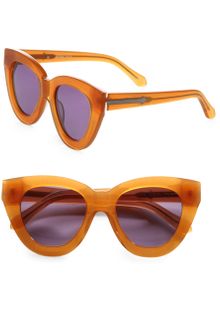 Karen Walker Anytime Catseye Acetate Sunglasses - Lyst