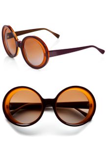 Marni Oversized Twotone Round Plastic Sunglasses - Lyst