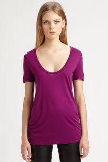 The Row Sabeen Jersey Top - Lyst