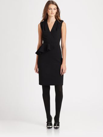 Tory Burch Brooklyn Peplum Dress - Lyst