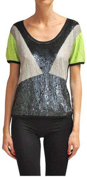 Amen Tshirt Allover Paillettes - Lyst