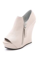 Camilla Skovgaard Peep Toe Wedge Booties