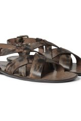 Dolce & Gabbana Leather Sandals