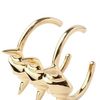 Giuseppe Zanotti Gold Plated Brass Vertebrae Bracelet in Gold - Lyst