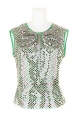 Marc Jacobs Waisted Top in Cotton and Polyester