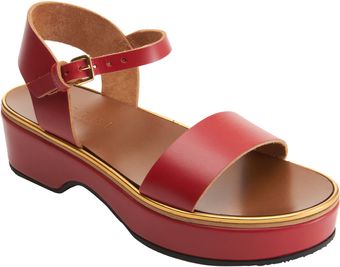 Marni Piped Platform Sandal - Lyst