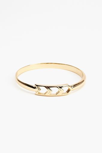 Nasty Gal Straight Arrow Bangle - Lyst