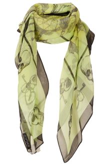 Topshop Skull Scarf - Lyst