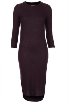 Topshop Fleck Midi Dress - Lyst