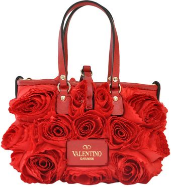Valentino Small Rosier Tote - Lyst