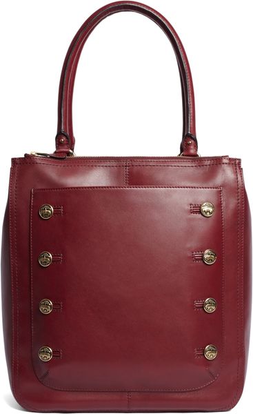 brooks brothers leather tote