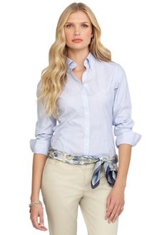 Brooks Brothers Noniron Tailored Fit Dash Stripe Dress Shirt - Lyst