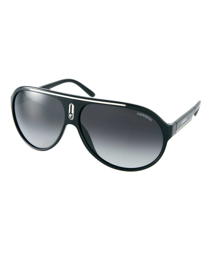Carrera Sole Aviator Sunglasses In Black Lyst