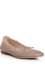 Chloé Scallopededge Flats