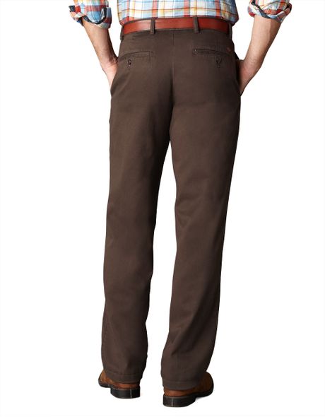 mens dark brown khaki pants