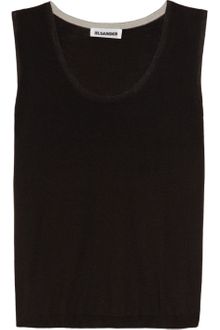 Jil Sander Fineknit Cashmere and Silkblend Top - Lyst
