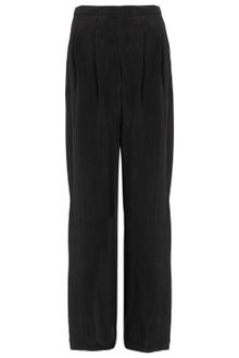 Topshop Cupro Soft Wide Leg Trousers - Lyst
