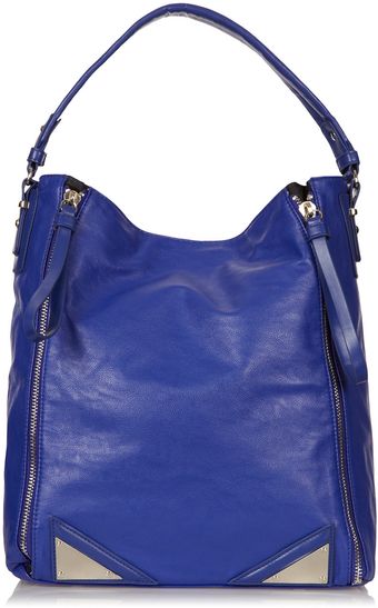 Topshop Double Zip Tote Bag - Lyst