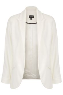 Topshop Ponte Jet Pocket Blazer - Lyst