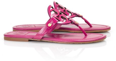 tory burch miller pink patent