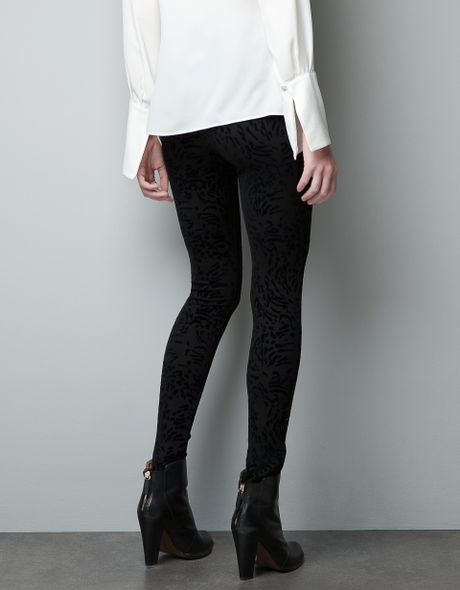 zara basic legging