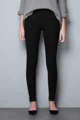 Zara Tuxedo Style Leggings