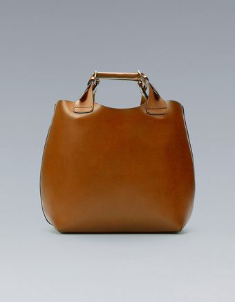 Zara Braided Shopper - Lyst