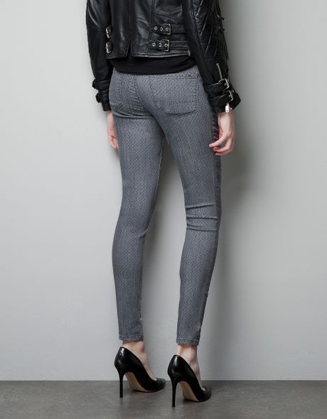 zara grey ripped jeans