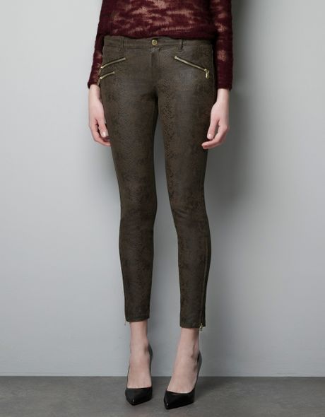 snake jeans zara