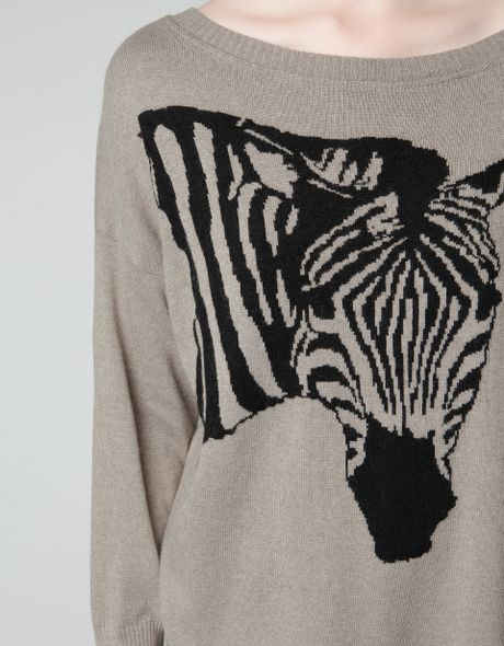 zara zebra cardigan