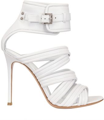 Gianvito Rossi 100mm Calfskin Sandals - Lyst